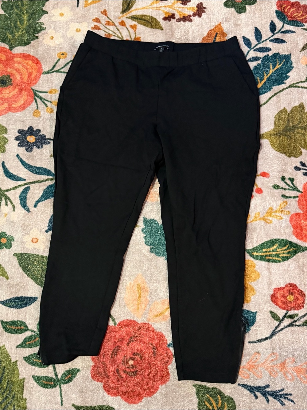 Universal Standard Black Tailored Ponte Pants